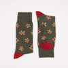 Men's Christmas Gingerbread Cotton Socks