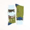 Men's Cricket Scene Cotton Socks