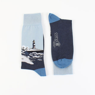 Men's Lighthouse Cotton Socks