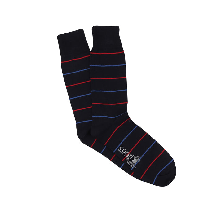 Men's Thin Stripe Cotton Socks