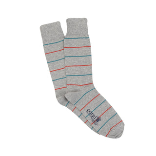 Men's Thin Striped Cotton Socks