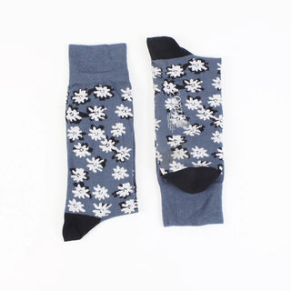 Men's Floral Cotton Socks