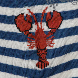 Men's Lobster Stripe Cotton Socks Detail