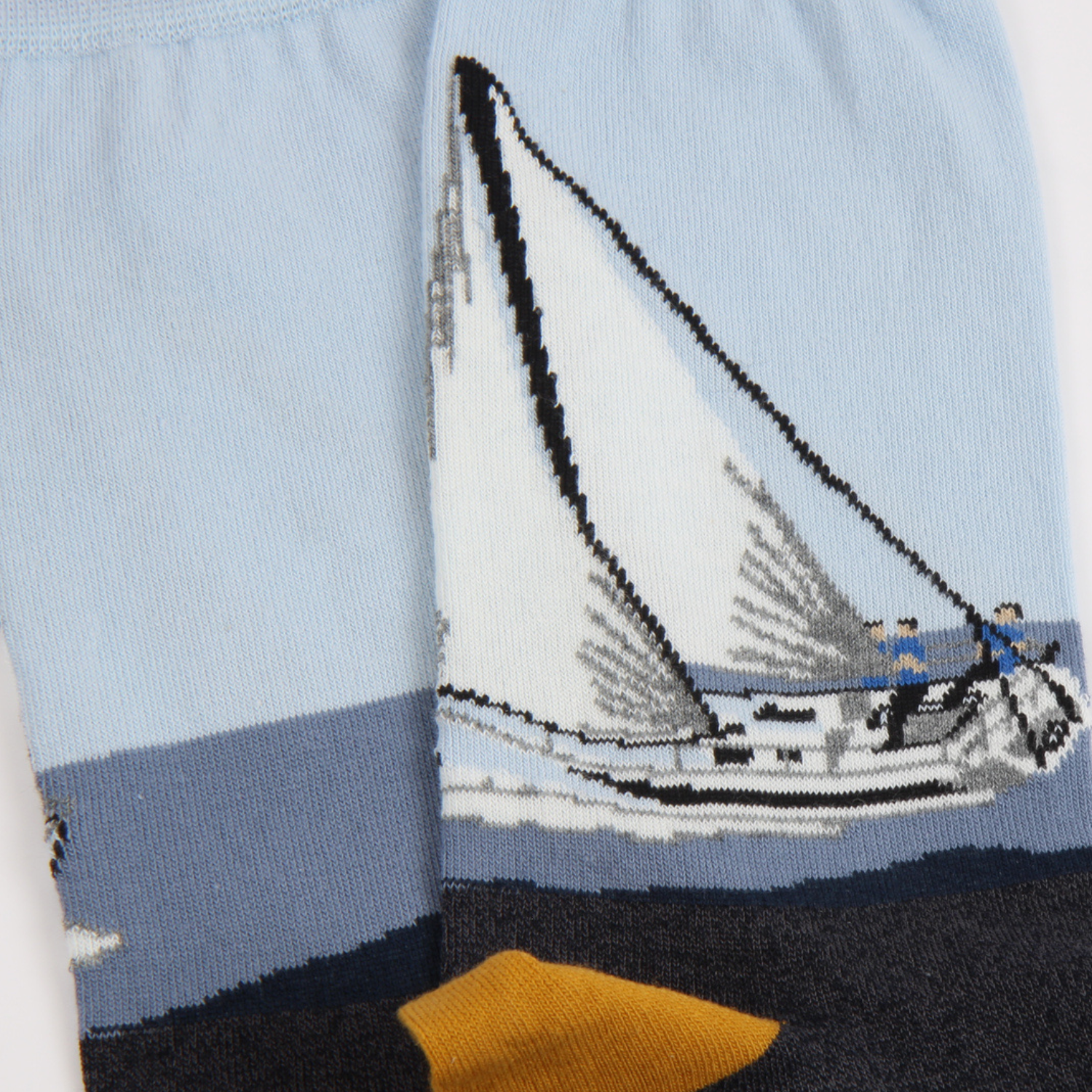 Men's Sail Boat Cotton Socks