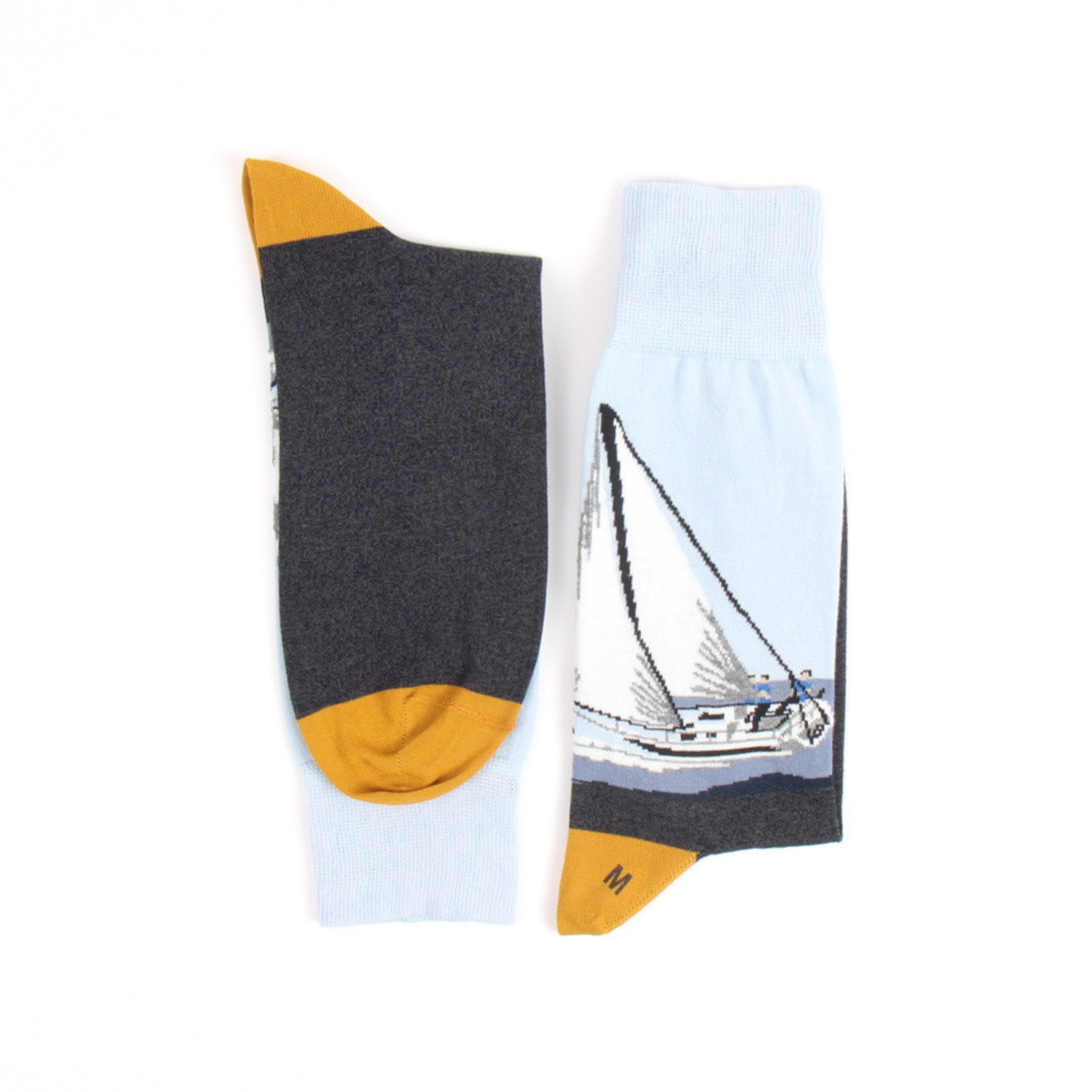 Men's Sail Boat Cotton Socks