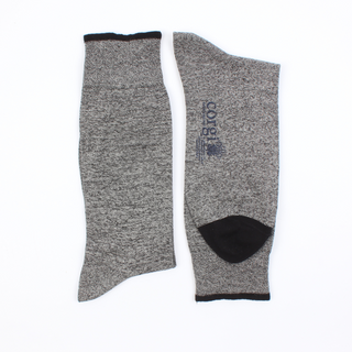 Men's Charcoal Marl Cotton Socks