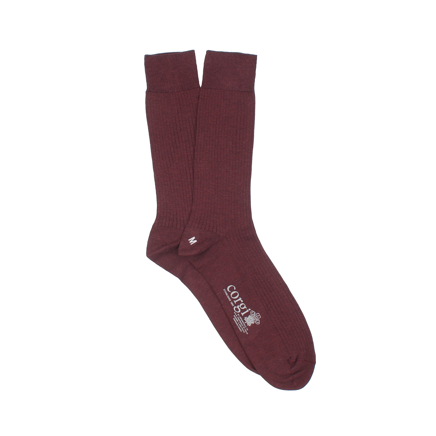 Pembroke socks in Wine