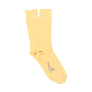 Men's Mercerised Cotton Socks Yellow