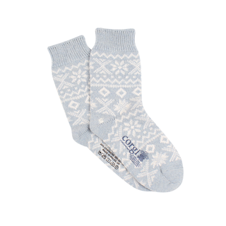 Women's Cashmere & Cotton Fair Isle Socks