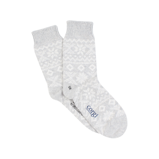 Women's Cashmere & Cotton Fair Isle Socks