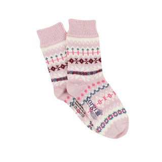Women's Fair Isle Wool & Cotton Socks