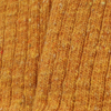 Close-up of textured mustard wool fabric