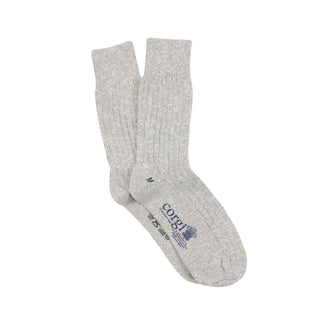 Women's Red Marl Cotton Socks