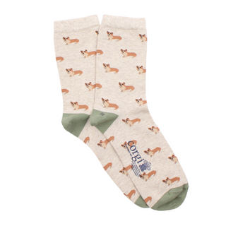 Women's Corgi Dog Cotton Socks