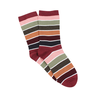 Women's Pantone Striped Cotton Socks