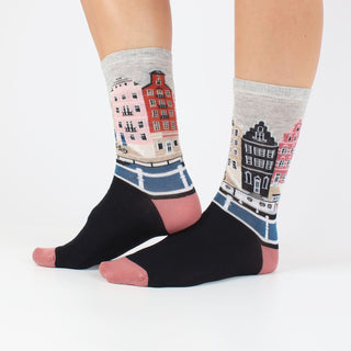 Women's Amsterdam Scene Cotton Socks