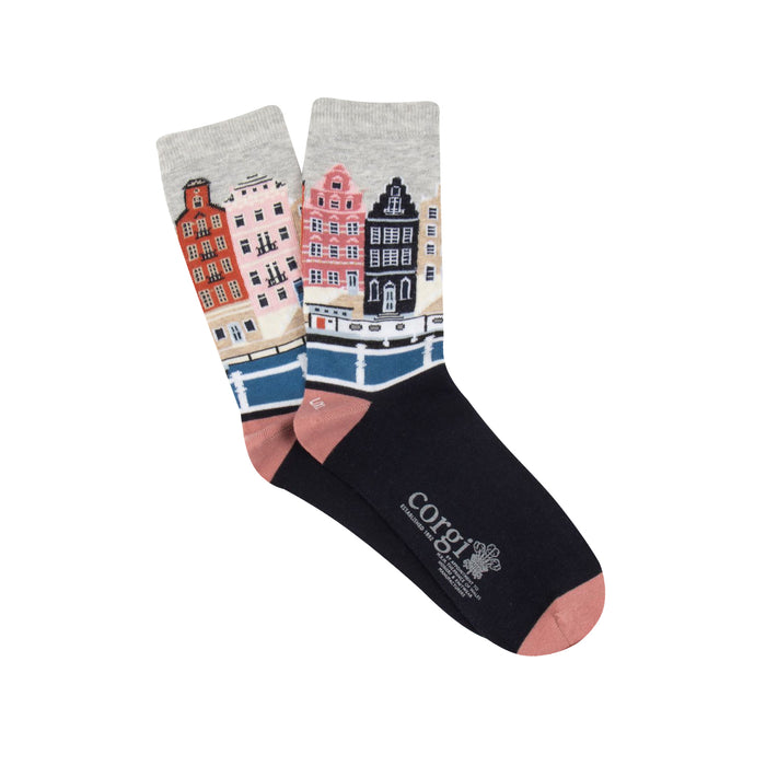 Women's Amsterdam Scene Cotton Socks