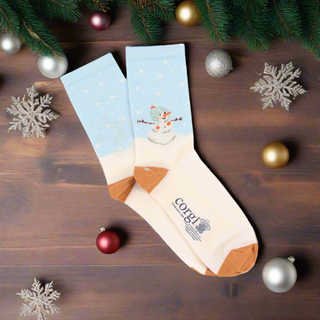 Women's Snowman Cotton Socks