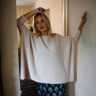 Women's Cashmere Draped Sweater