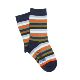 Kids Signature Stripe Cotton Socks