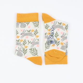 Kids Spring Bunnies Cotton Socks