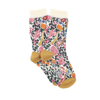 Kids William Morris Rose Cotton Socks