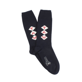 Men's Handmade Monogrammed Cashmere Socks