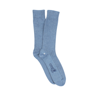 Men's Pure Cotton Boot Socks Denim
