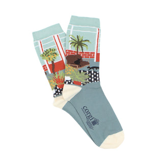 Women's Boho Scene Cotton Socks