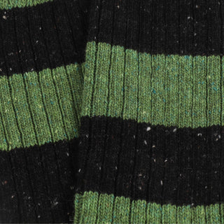 Men's Rugby Stripe Donegal Wool Socks