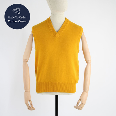 Men's V Neck Sleeveless Sweater