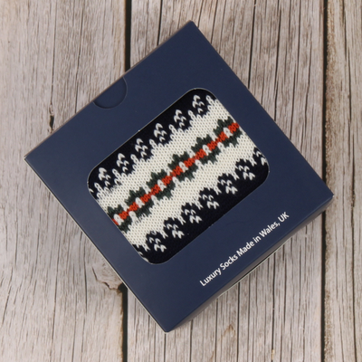Men's Fair Isle Wool & Cotton Gift Box