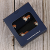 Men's 2-Pair Corgi Dogs Gift Box