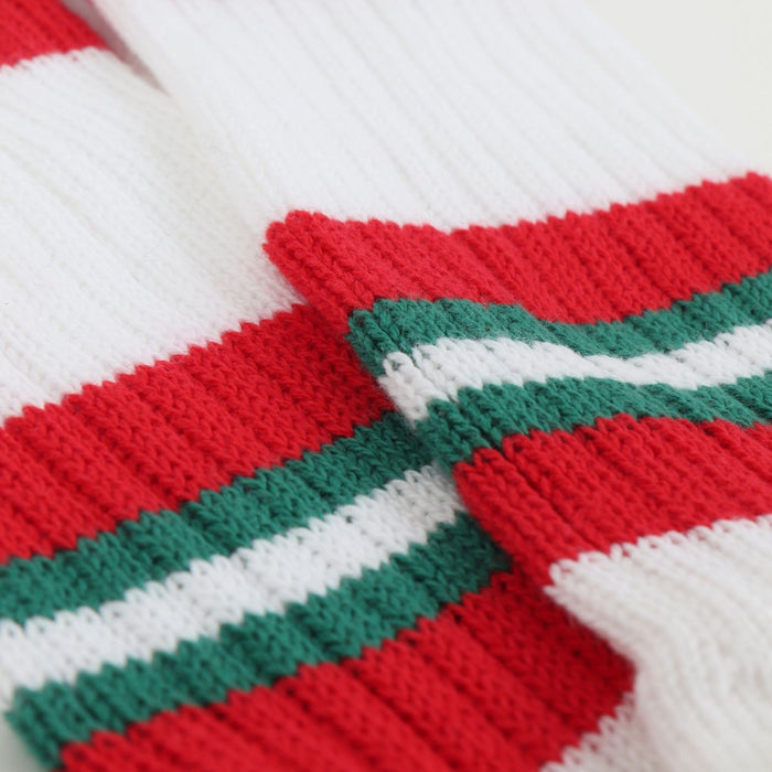 Close up of knitted fabric.