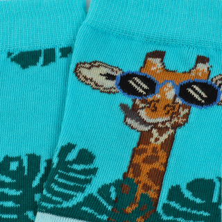 Kids Fun Giraffe Cotton Socks detail