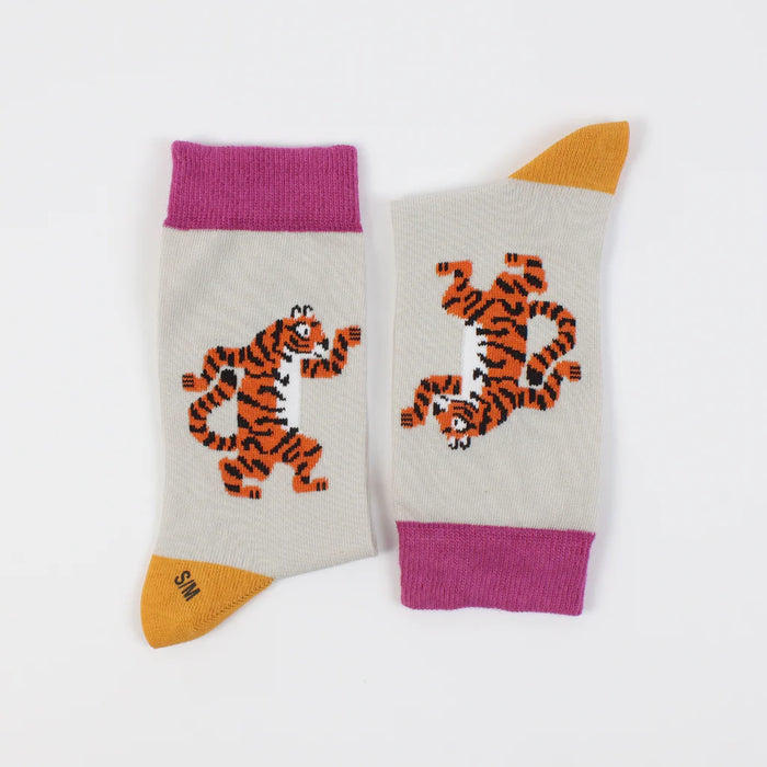 Kids Tiger Cotton Socks