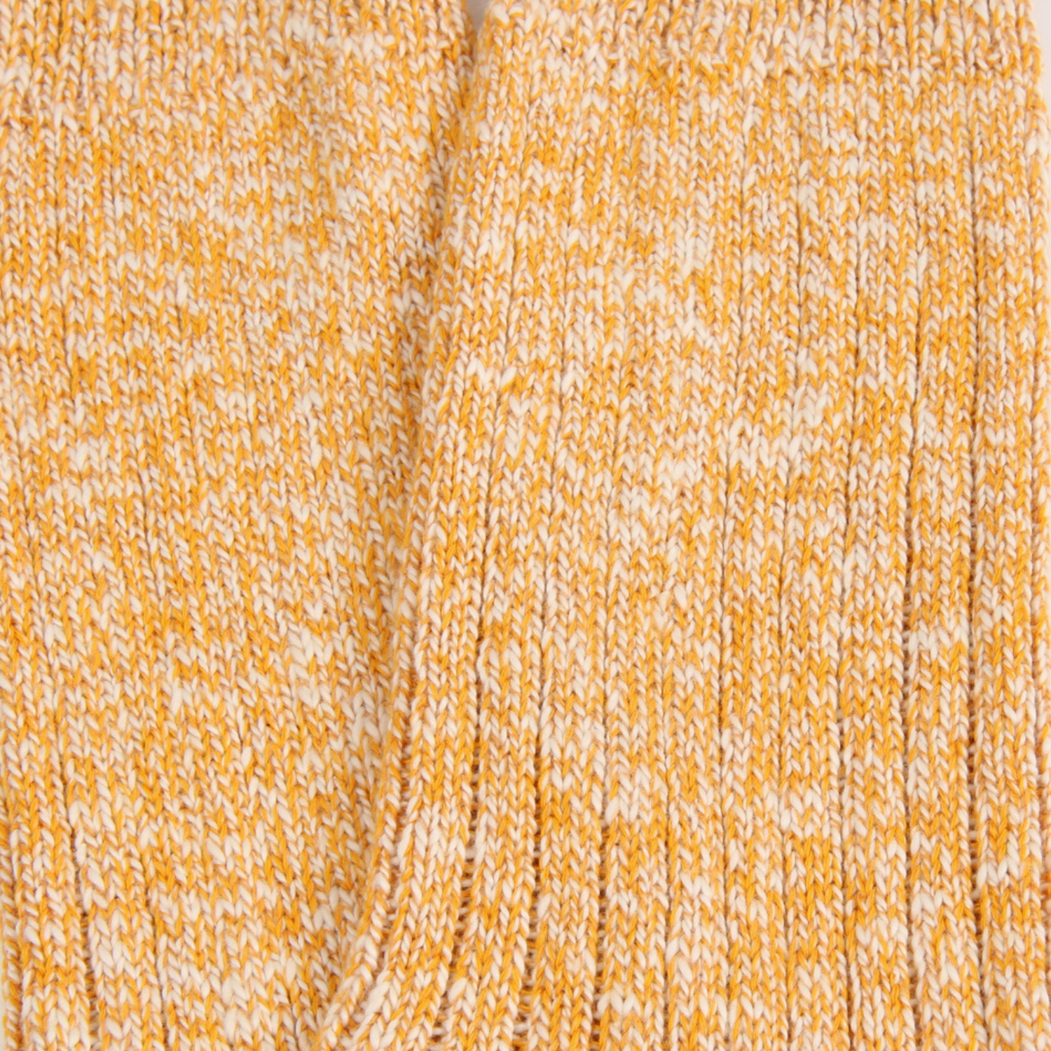 Close-up of yellow textured fabric