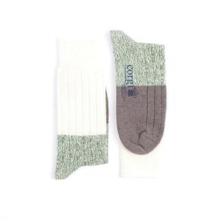 Men's Colour Block Wool & Cotton Socks