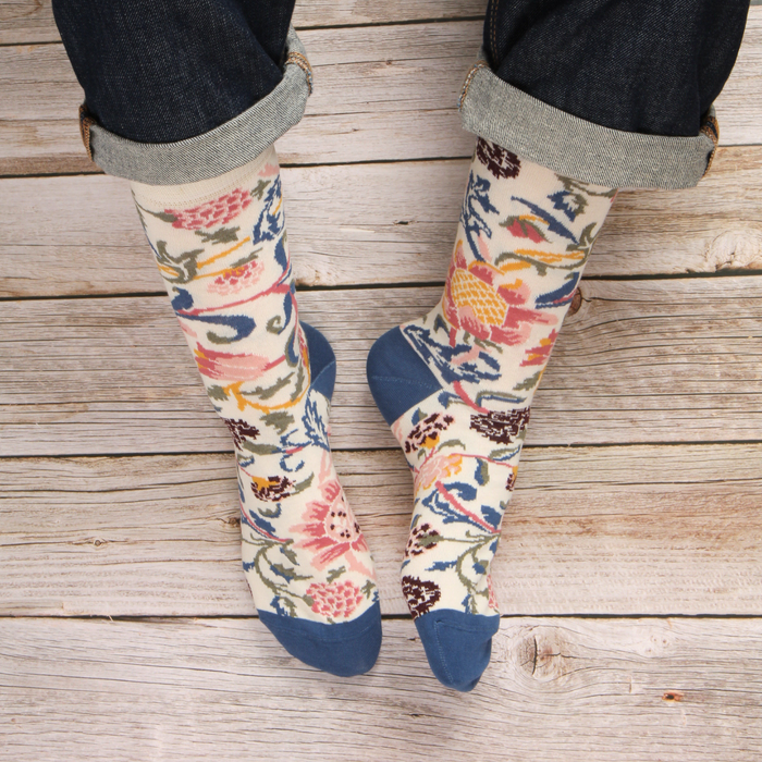 Women's William Morris Evenlode Cotton Socks