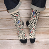 Women's William Morris Holly Cotton Socks