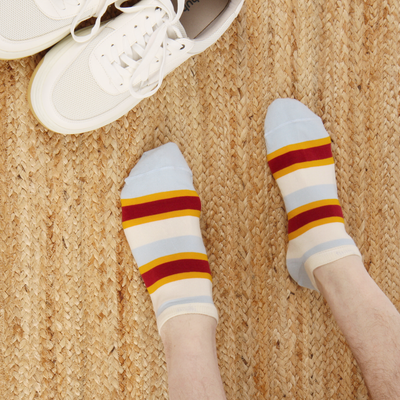 Men's Multi Stripe Trainer Socks