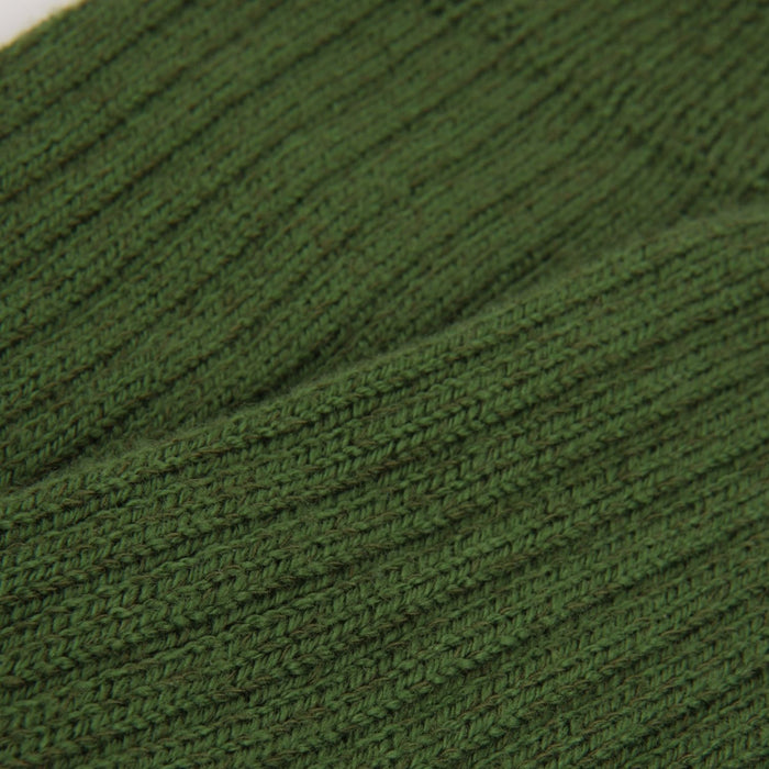 Close-up of green fabric texture