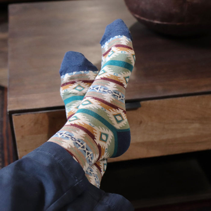 men's navaho patterned socks 