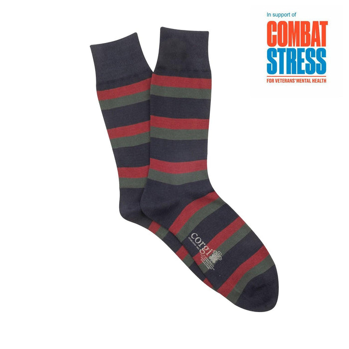 Black Watch Regimental Cotton Socks - Corgi Socks