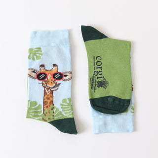 Children's Fun Giraffe Cotton Socks - Corgi Socks
