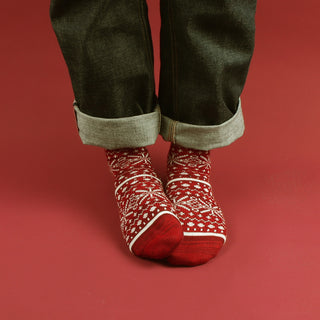 Men's Fair Isle Wool Socks