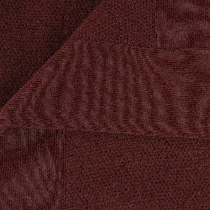 Fine Honeycomb Knit Wool Blanket - Corgi Socks