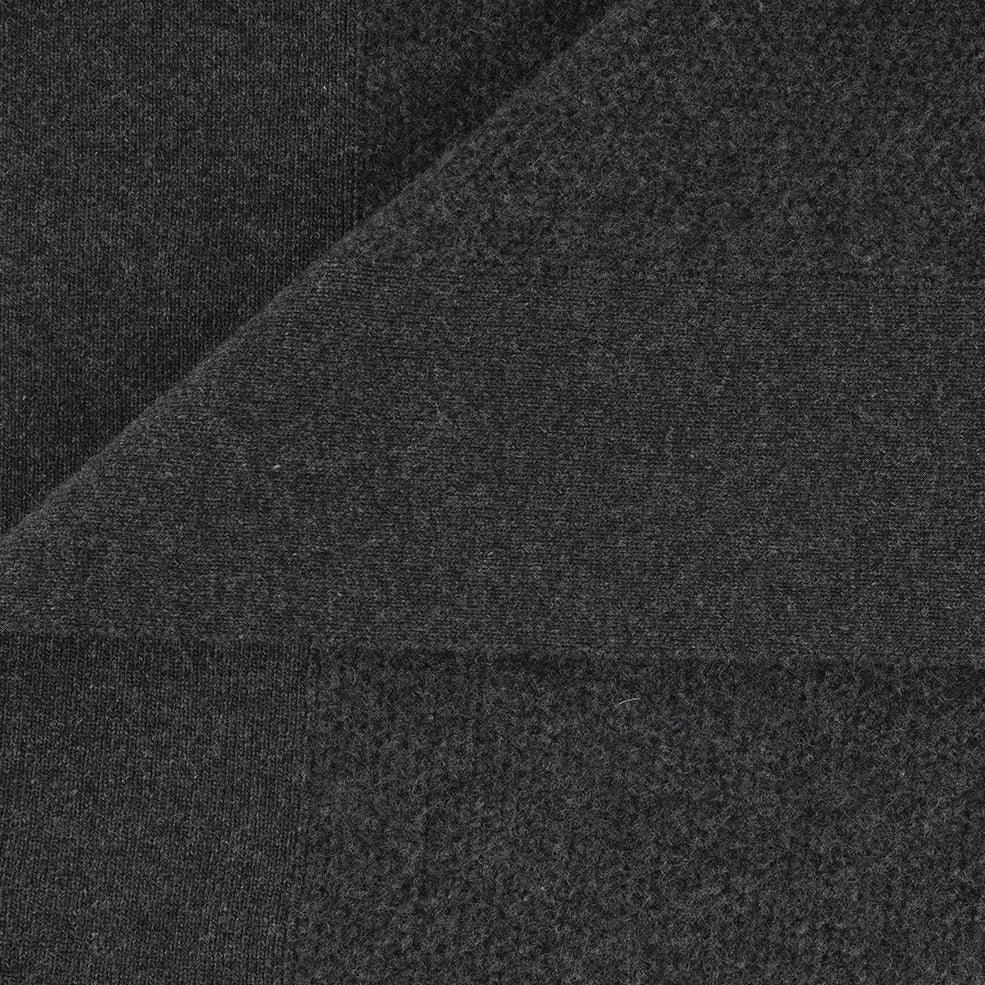 Fine Honeycomb Knit Wool Blanket - Corgi Socks