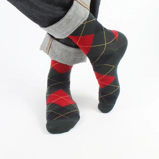 Men's Argyle Wool Socks