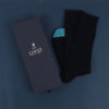 corgi gift box and navy cashmere socks